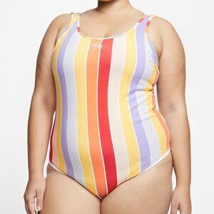 Nike Retro Rainbow Stripe Bodysuit — Size 3X — NWT